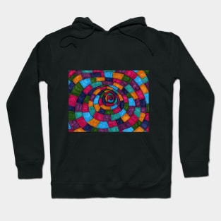 Multicolor Swirling Yellow Brick Road Hoodie